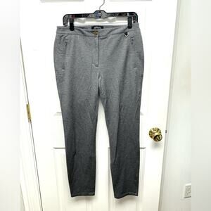 Talbots Skinny Ankle Pants, Gray Stretch Trousers, Size 6